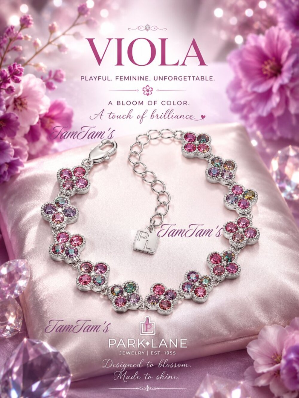 Park Lane “Viola” Tennis Bracelet! BNIB! Limited Edition!